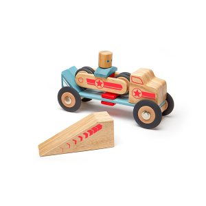 Jumper Magnetic Wooden Blocks Stunt Team, 25 pieces