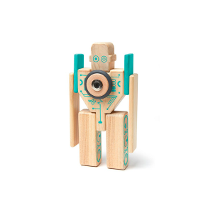 Magbot Magnetic Wooden Blocks Future Collection, 9 pieces